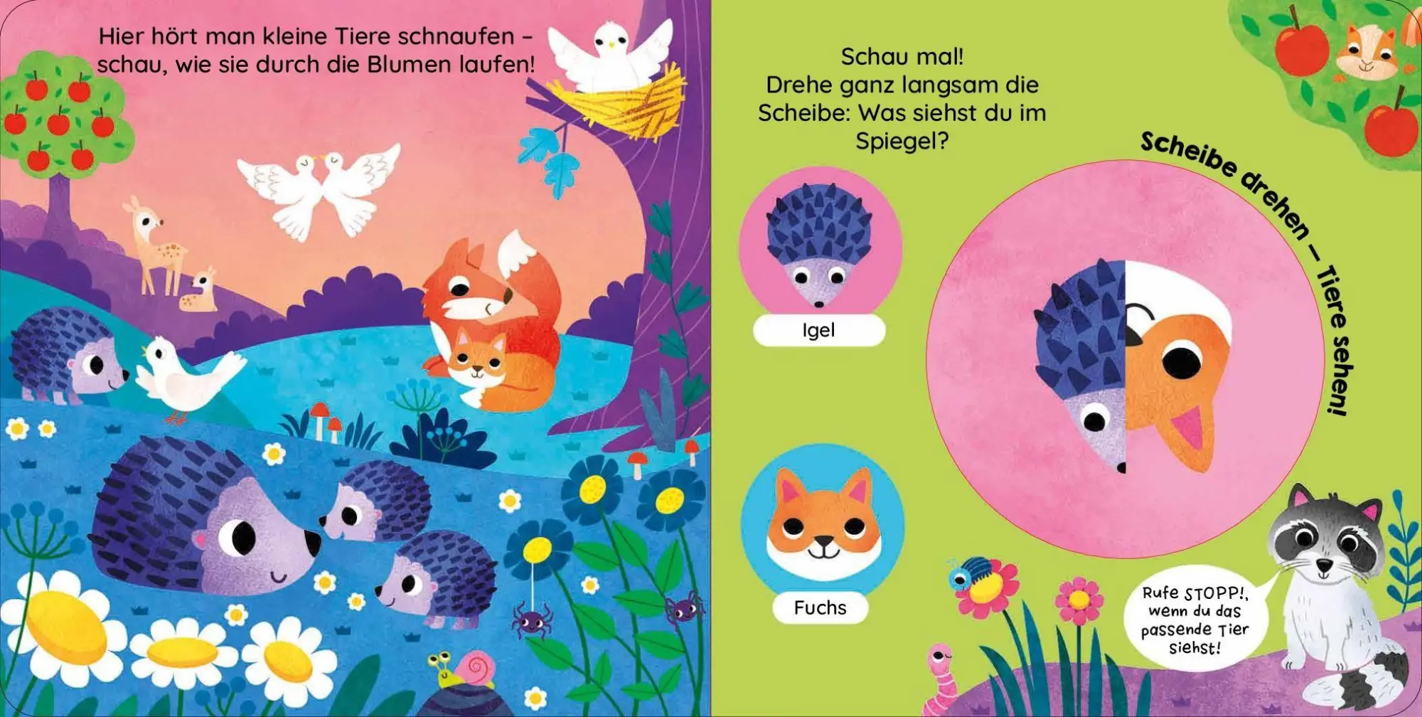Bild: 9783849949051 | Scheibe drehen - Tiere sehen! Natur | Lily Holland (u. a.) | Buch