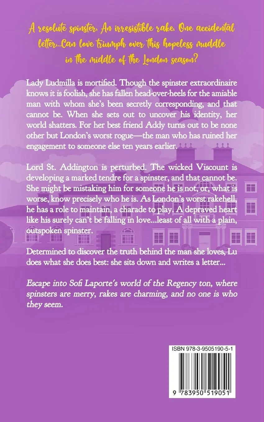 Rückseite: 9783950519051 | Lady Ludmilla's Accidental Letter | Sofi Laporte | Taschenbuch | 2022