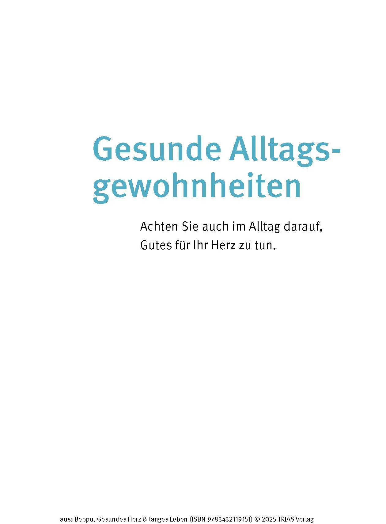 Bild: 9783432119151 | Gesundes Herz &amp; langes Leben | Koki Beppu | Taschenbuch | 160 S.