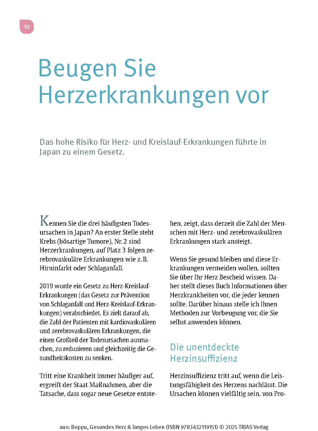 Bild: 9783432119151 | Gesundes Herz &amp; langes Leben | Koki Beppu | Taschenbuch | 160 S.