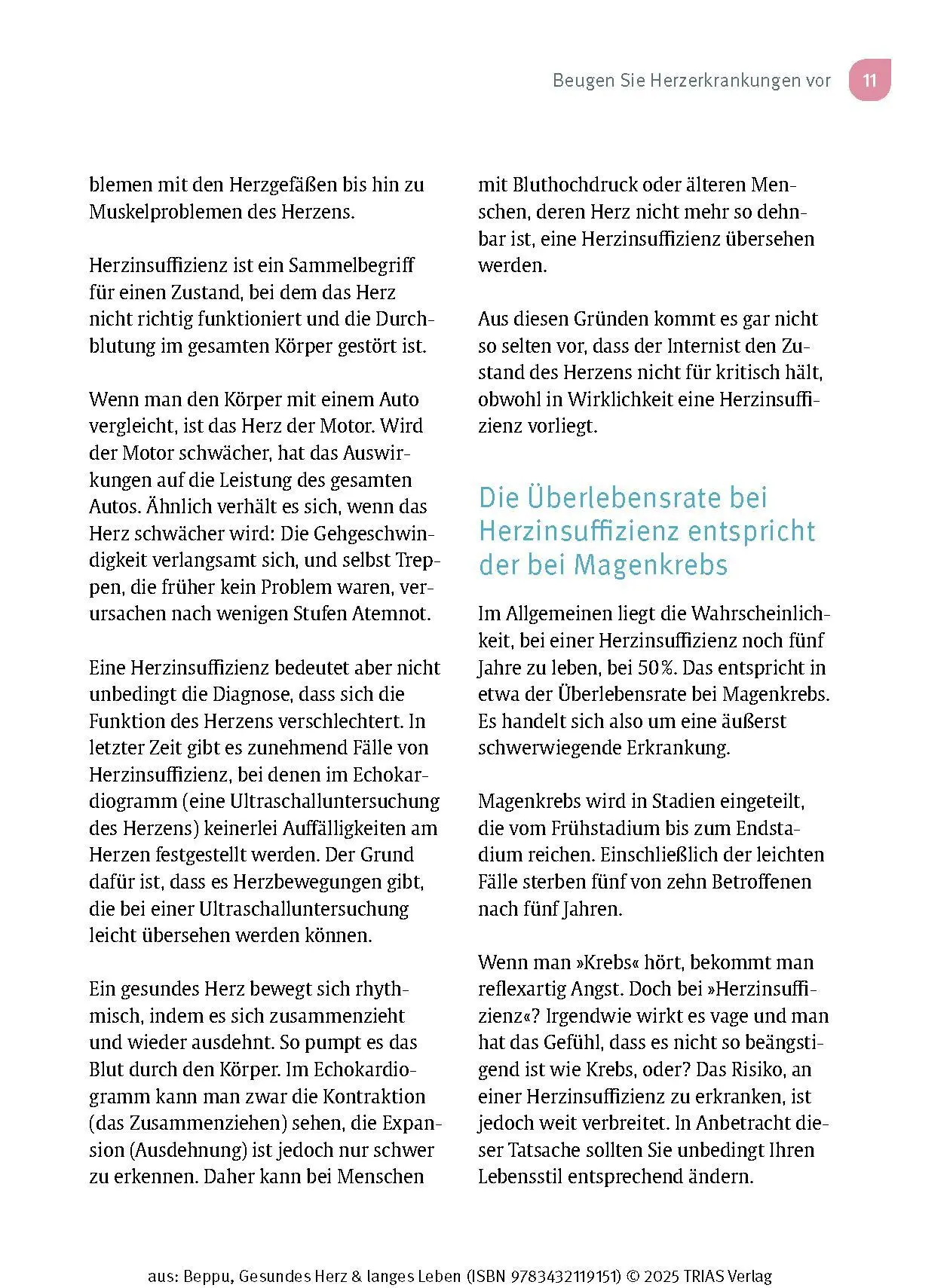 Bild: 9783432119151 | Gesundes Herz &amp; langes Leben | Koki Beppu | Taschenbuch | 160 S.