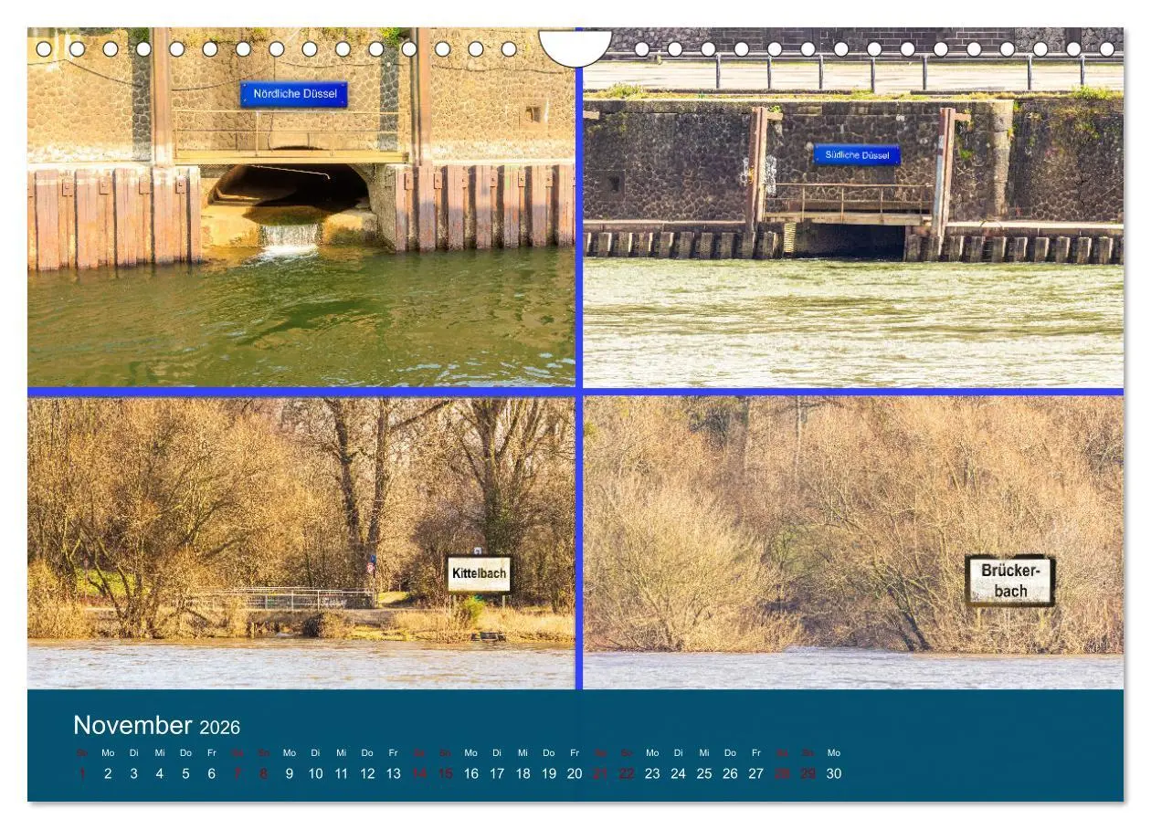 Bild: 9783457349151 | Die Düssel von den Quellen bis zu den Mündungen (Wandkalender 2026...