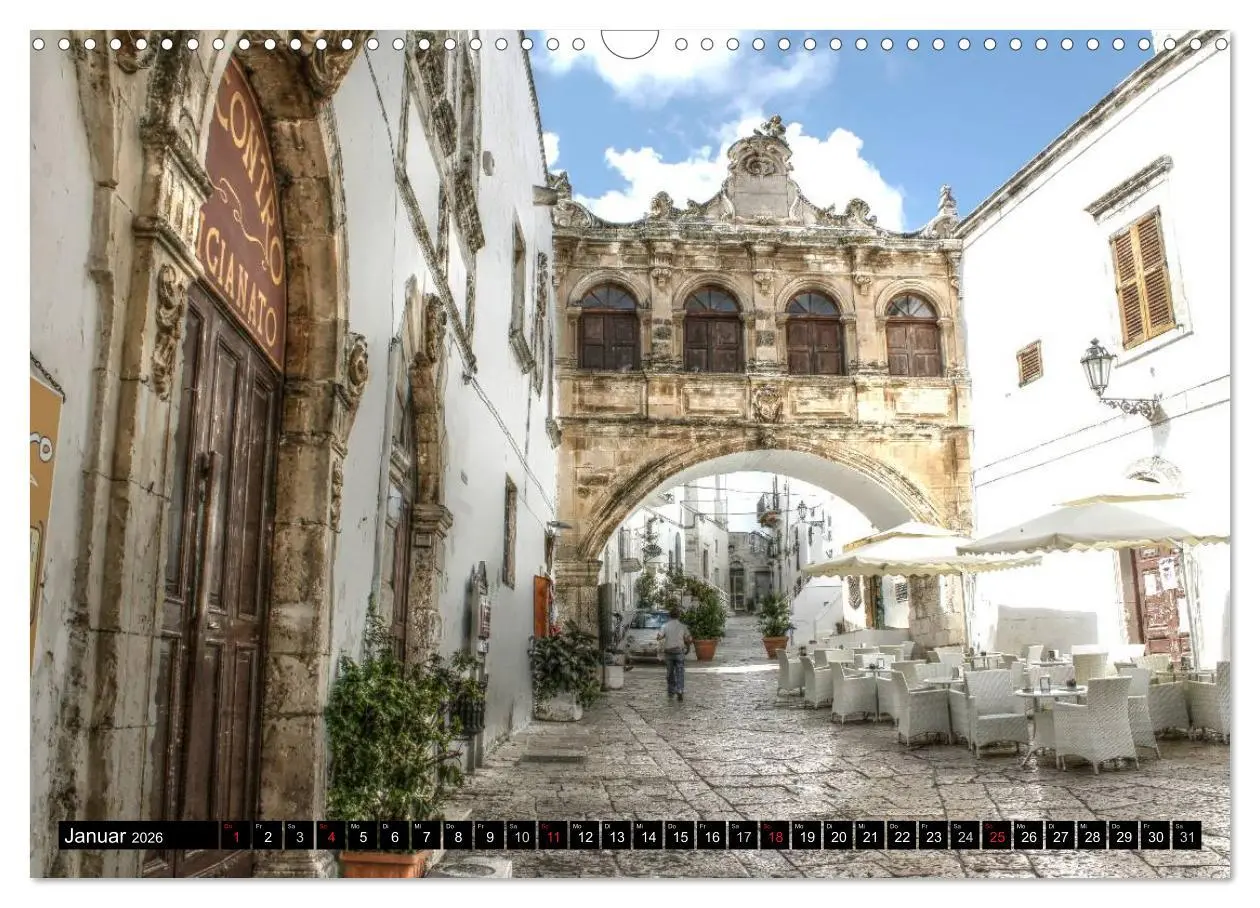 Bild: 9783516059151 | Apulien - Impressionen (Wandkalender 2026 DIN A3 quer), CALVENDO...