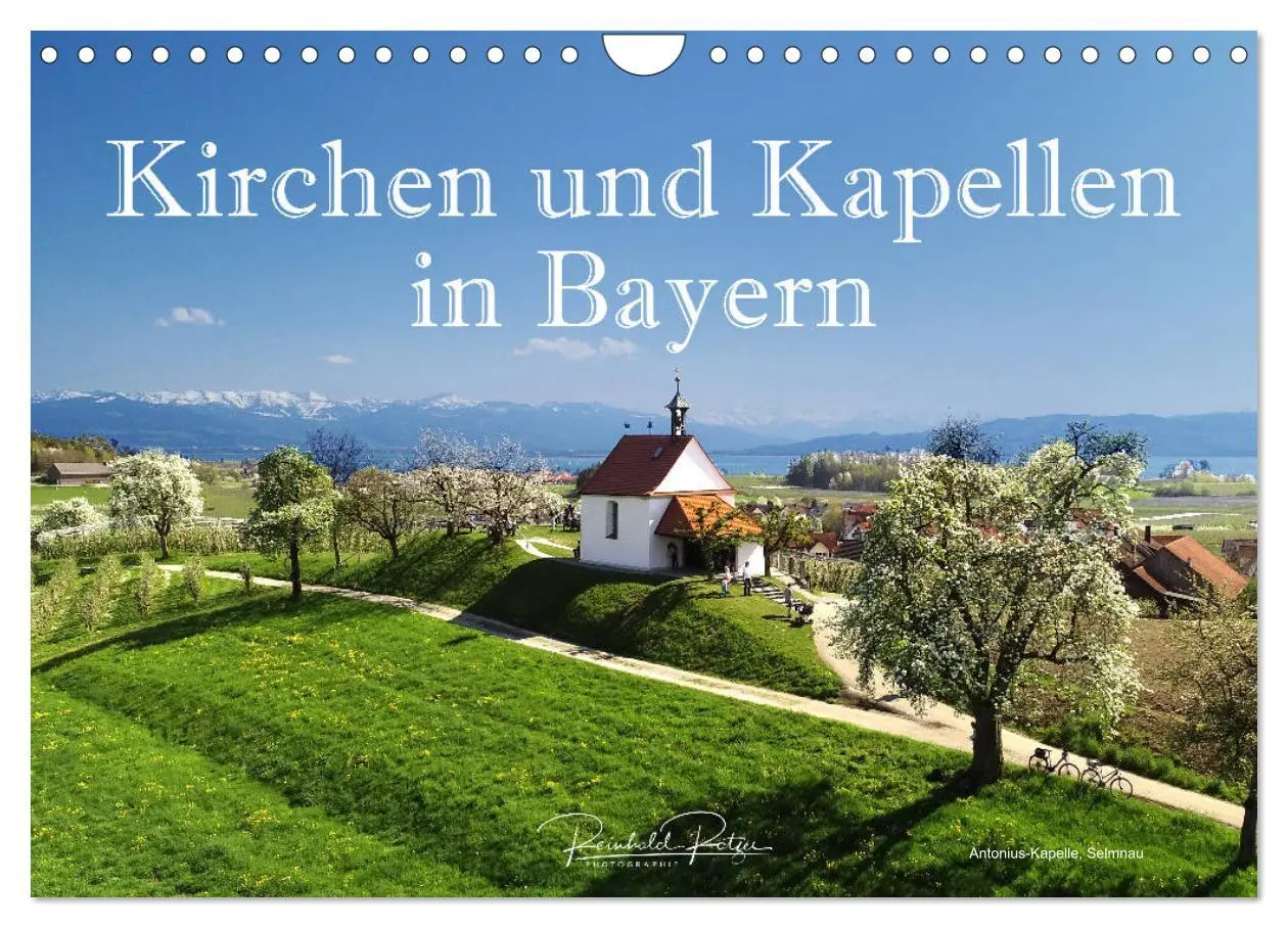 Cover: 9783516129151 | Kirchen und Kapellen in Bayern (Wandkalender 2026 DIN A4 quer),...