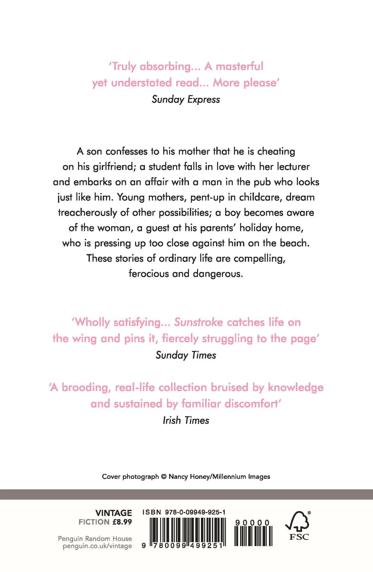 Rückseite: 9780099499251 | Sunstroke and Other Stories | Tessa Hadley | Taschenbuch | 160 S.