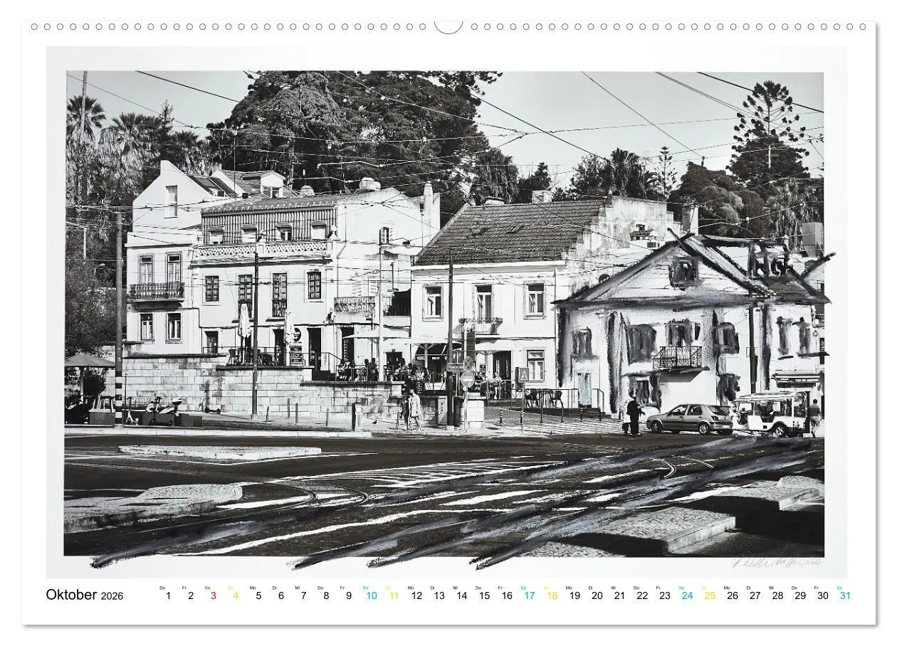 Bild: 9783457579251 | Lissabon One Day (Wandkalender 2026 DIN A2 quer), CALVENDO...
