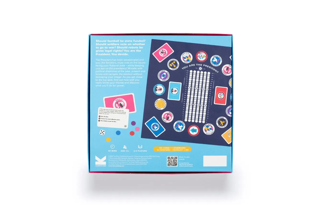 Rückseite: 9780857829351 | You Are the President | Tom Howey | Spiel | Brettspiel | Englisch