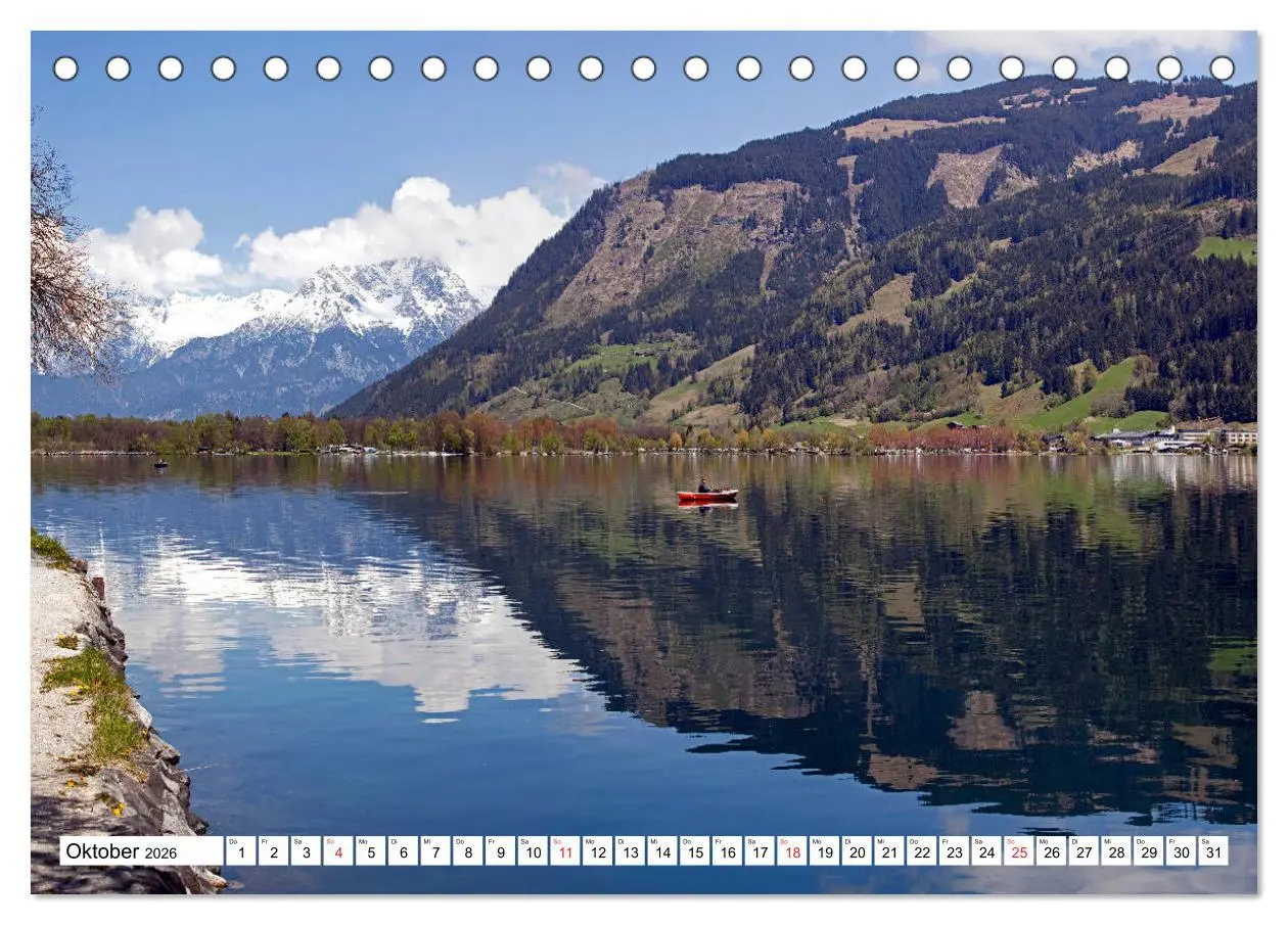 Bild: 9783457879351 | Der Zeller See im schönen Salzburger Land (Tischkalender 2026 DIN...
