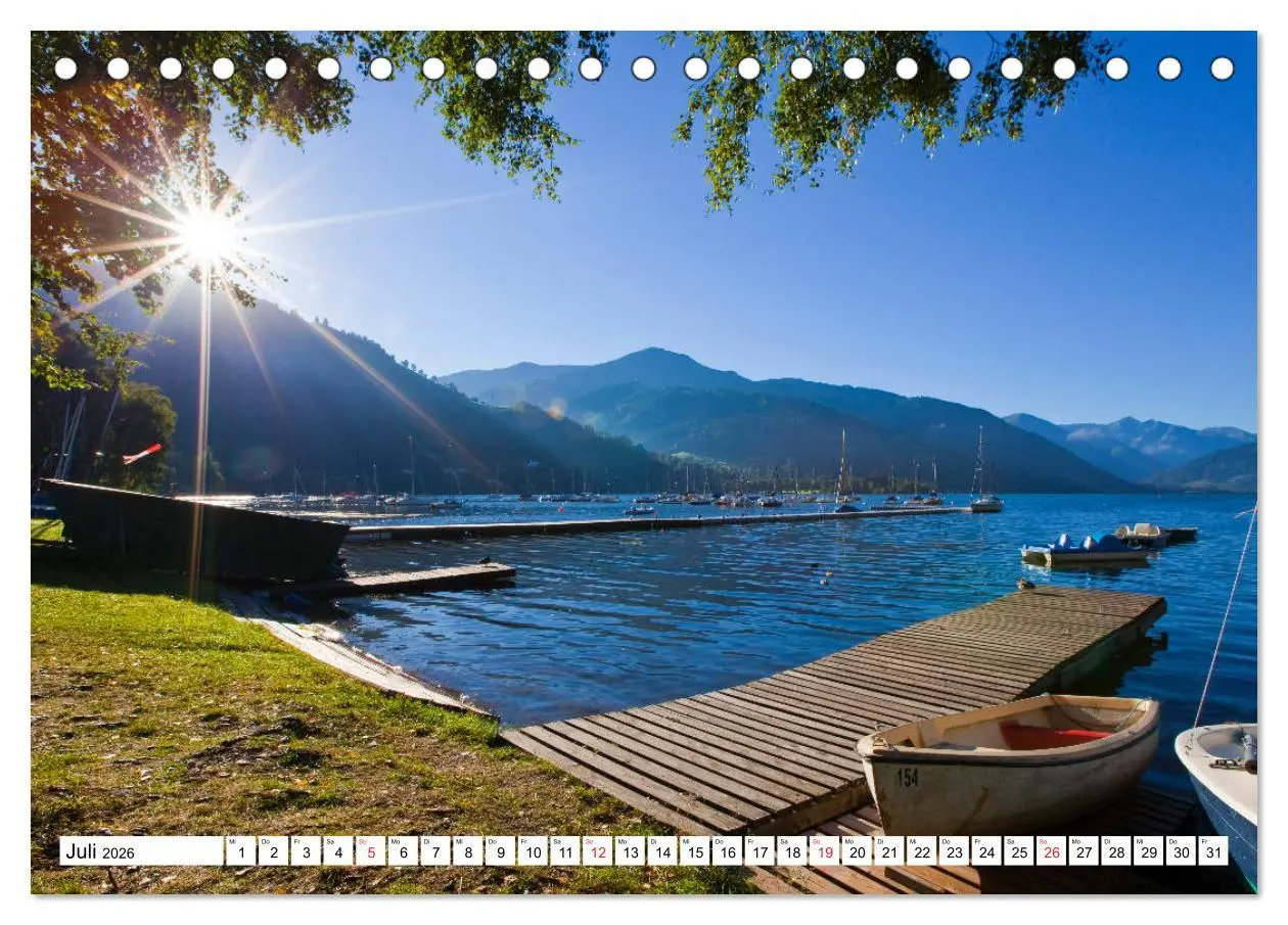 Bild: 9783457879351 | Der Zeller See im schönen Salzburger Land (Tischkalender 2026 DIN...