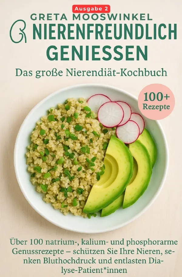 Cover: 9783565099351 | Nierenfreundlich genießen. Das große Nierendiät-Kochbuch | Mooswinkel