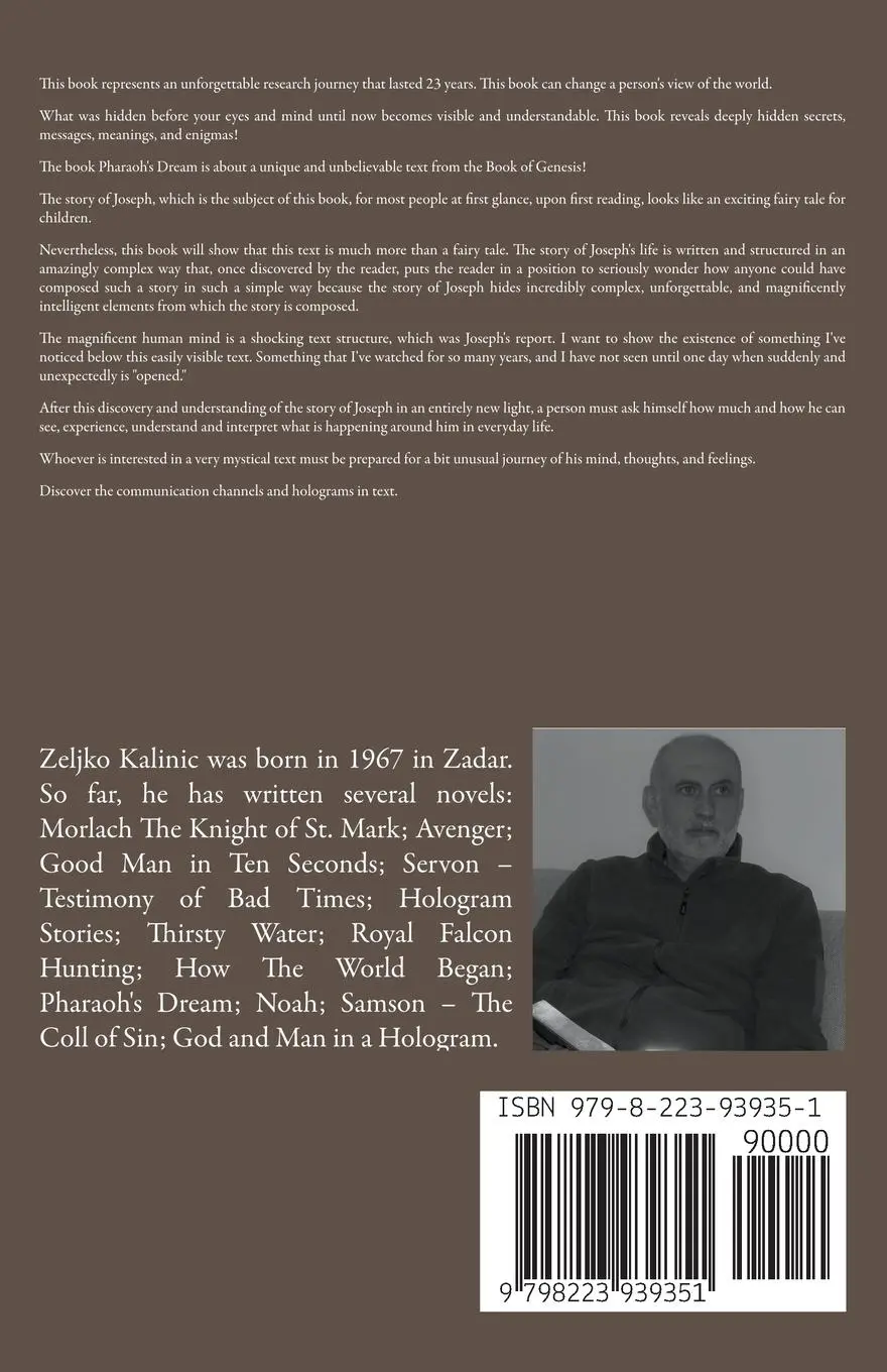 Rückseite: 9798223939351 | Pharaoh's Dream | Zeljko Kalinic | Taschenbuch | Englisch | 2023