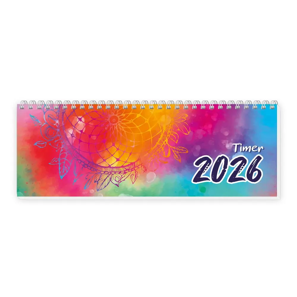 Cover: 4251901509451 | Trötsch Schreibtischquerkalender Timer Farben (eine Woche 2 Seiten)...