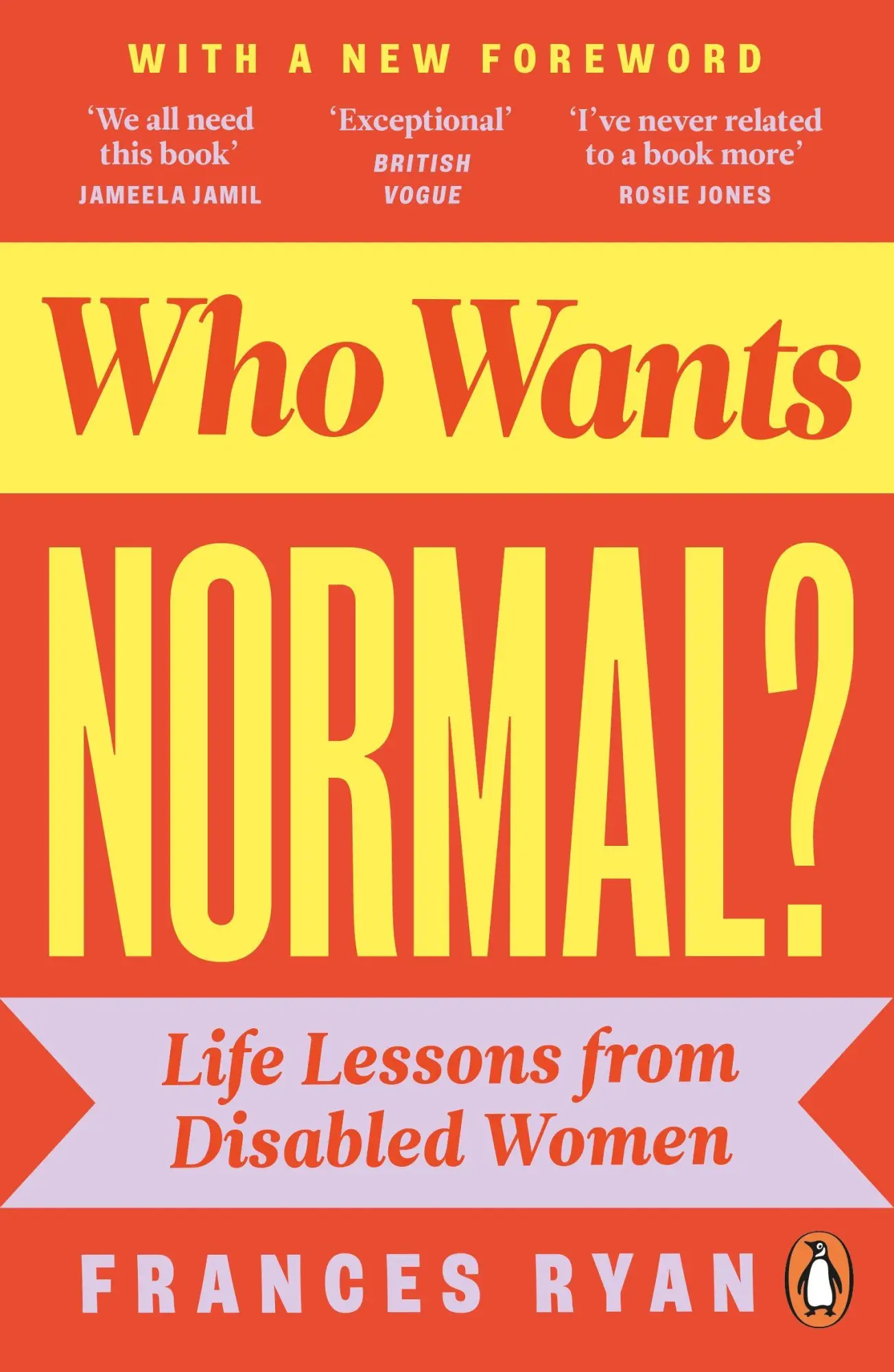 Cover: 9780241629451 | Who Wants Normal? | Life Lessons from Disabled Women | Frances Ryan