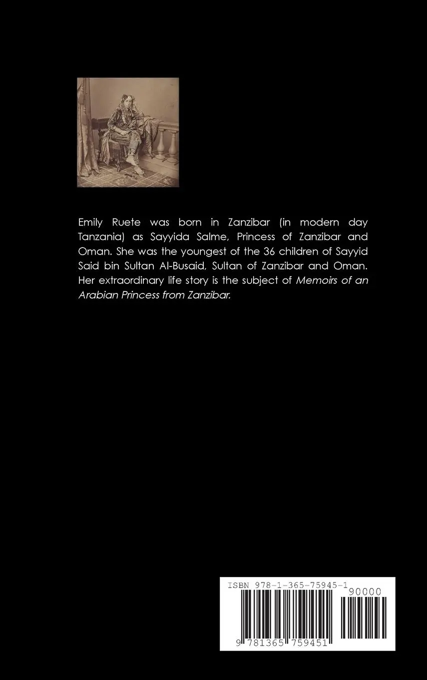 Rückseite: 9781365759451 | Memoirs of an Arabian Princess from Zanzibar | Emily Ruete | Buch