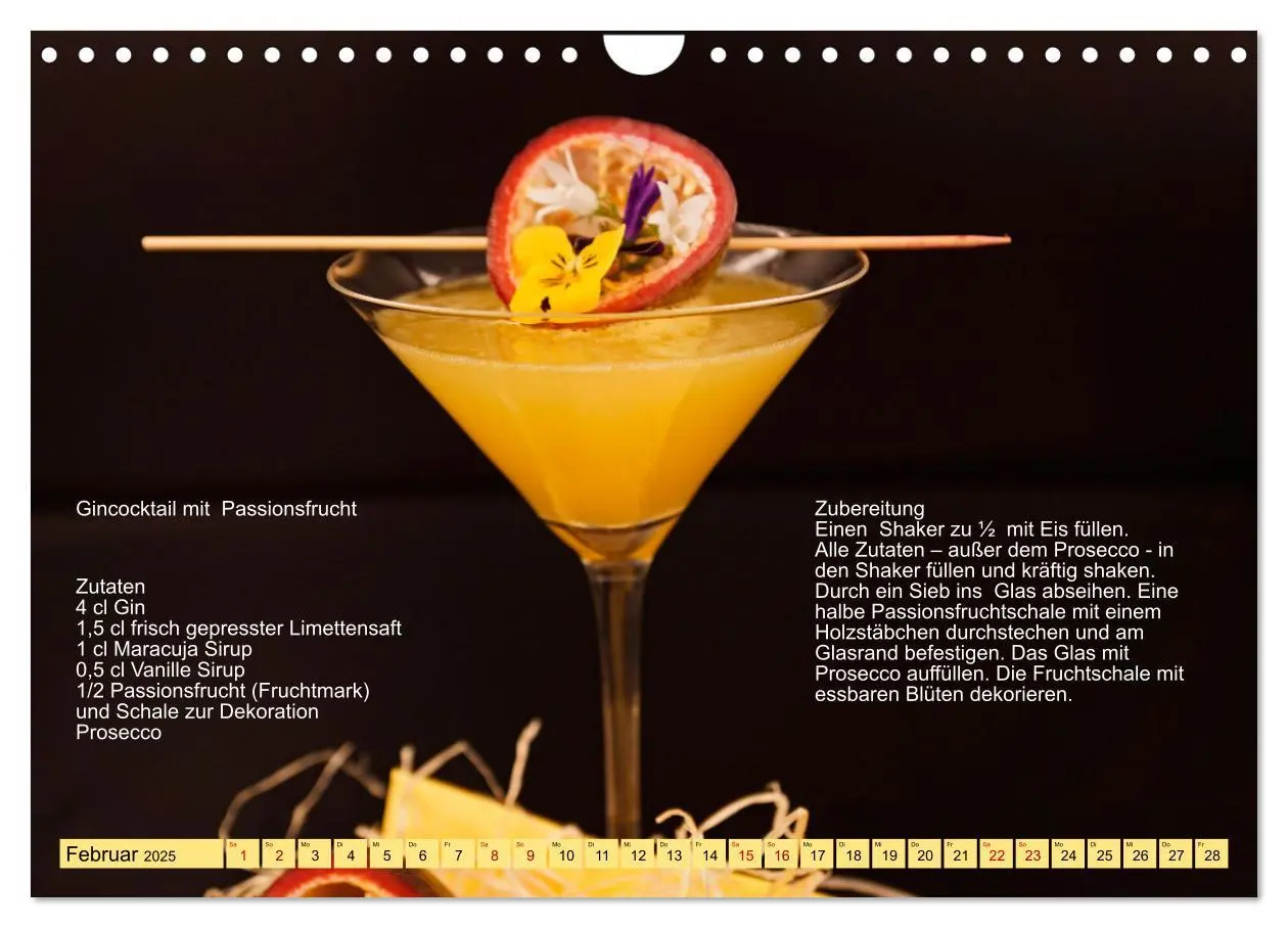 Bild: 9783383999451 | Faszination Gin Cocktails (Wandkalender 2025 DIN A4 quer), CALVENDO...