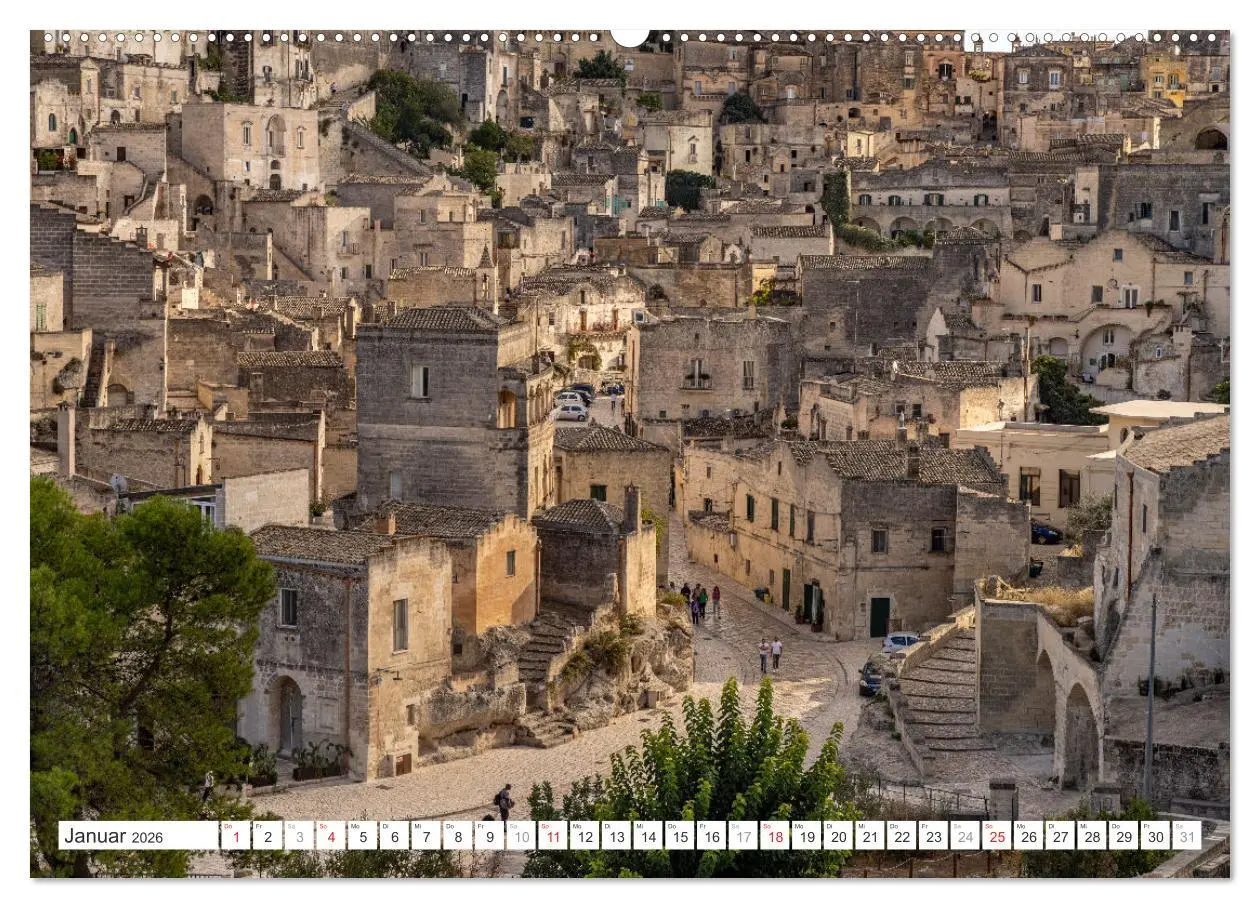 Bild: 9783457319451 | Italiens Welterbe Matera (hochwertiger Premium Wandkalender 2026...