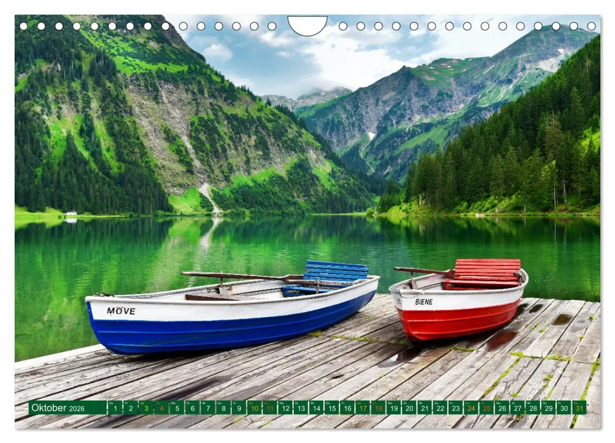 Bild: 9783457629451 | Erlebe mit mir das Allgäu (Wandkalender 2026 DIN A4 quer), CALVENDO...