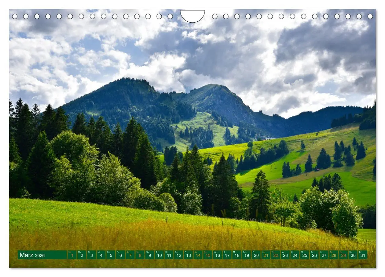 Bild: 9783457629451 | Erlebe mit mir das Allgäu (Wandkalender 2026 DIN A4 quer), CALVENDO...
