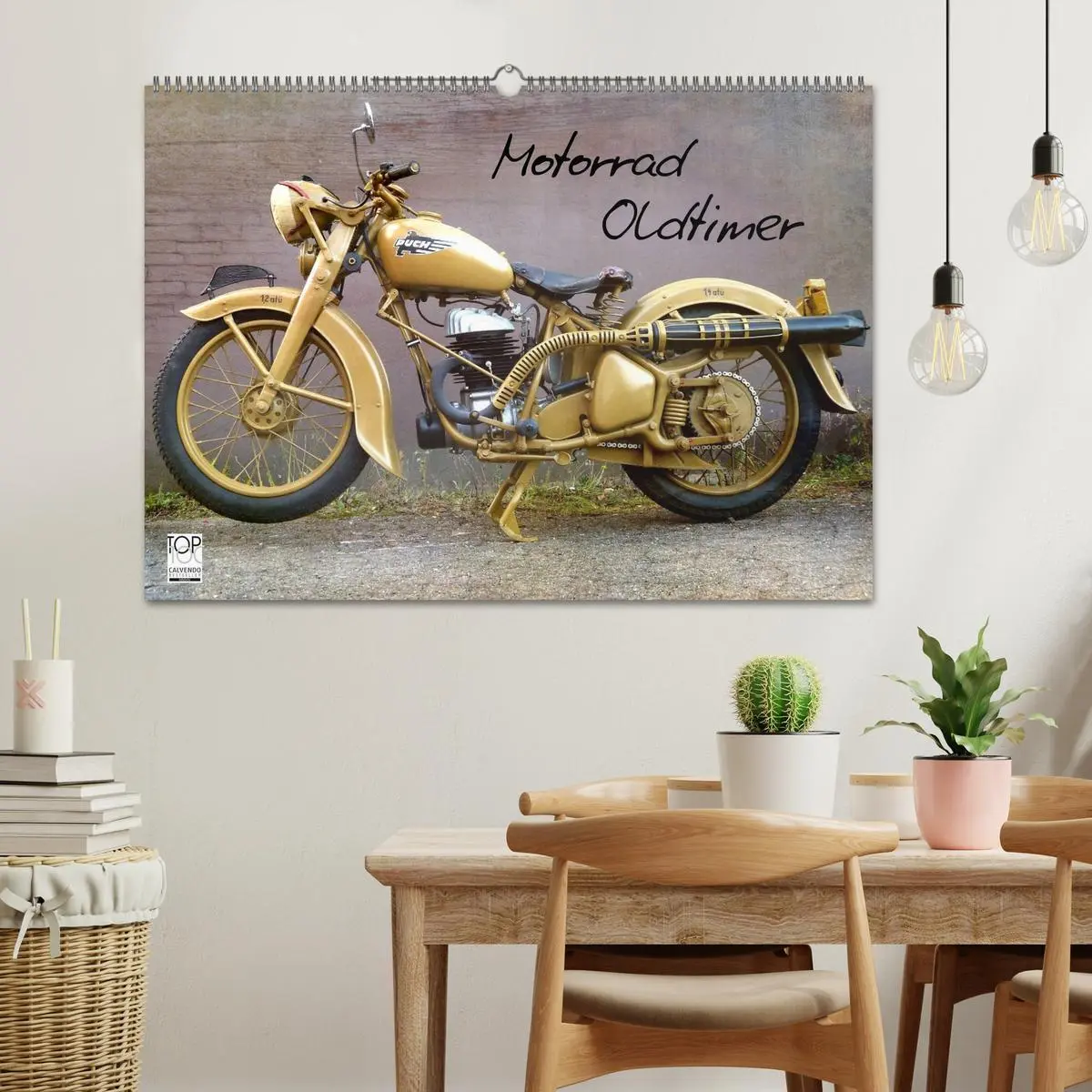 Bild: 9783516199451 | Motorrad Oldtimer (Wandkalender 2026 DIN A2 quer), CALVENDO...