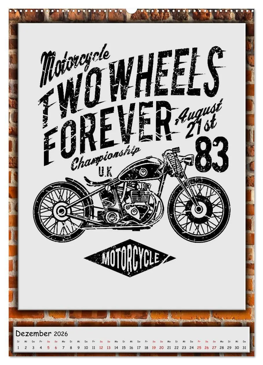 Bild: 9783516409451 | Motorrad - nostalgische Momente (Wandkalender 2026 DIN A2 hoch),...