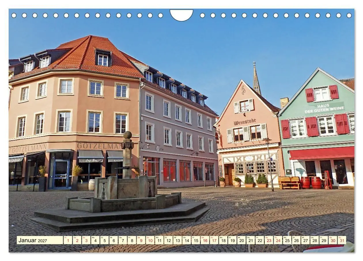 Bild: 9783569599451 | Bad Dürkheim - Wein, Gradierwerk und Riesenfaß (Wandkalender 2027...