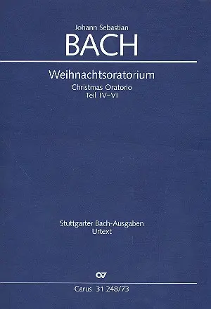 Cover: 9790007079451 | Weihnachtsoratorium (Klavierauszug deutsch/englisch) | Bach | Buch