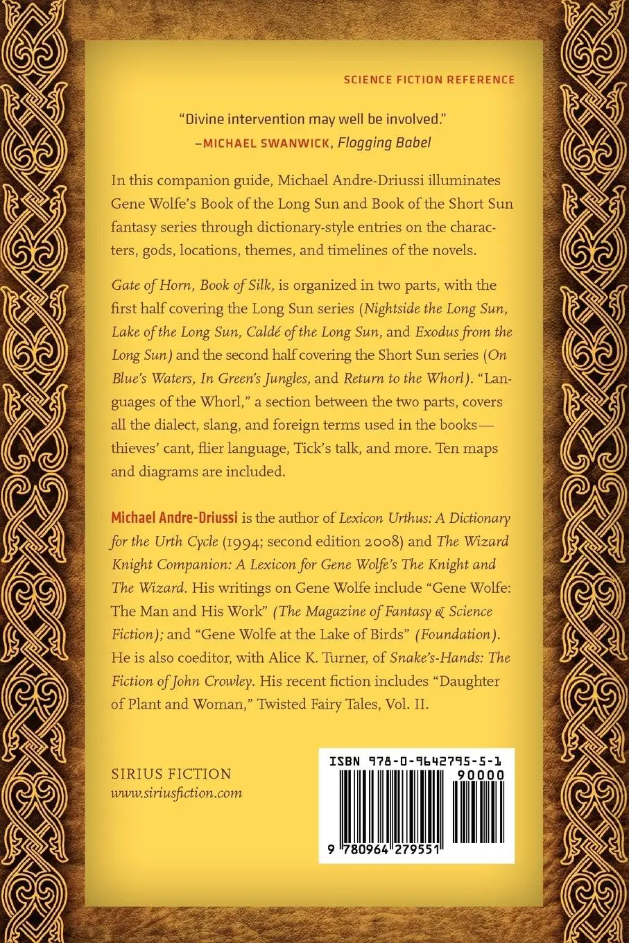 Rückseite: 9780964279551 | Gate of Horn, Book of Silk | Michael Andre-Driussi (u. a.) | Buch