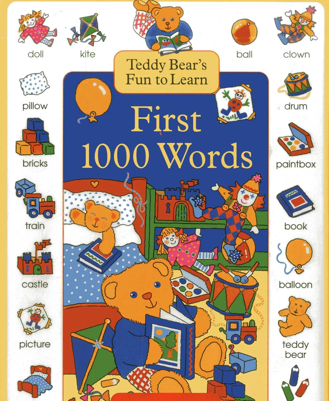 Cover: 9781843229551 | Teddy Bear's Fun to Learn First 1000 Words | Nicola Baxter | Buch