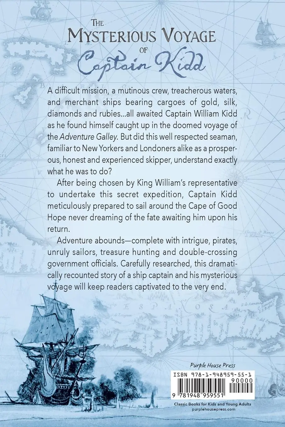 Rückseite: 9781948959551 | The Mysterious Voyage of Captain Kidd | A. B. C. Whipple | Taschenbuch