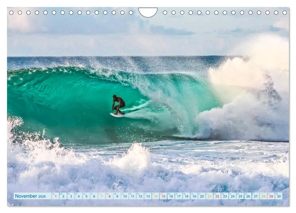 Bild: 9783457859551 | Surfen - so cool (Wandkalender 2026 DIN A4 quer), CALVENDO...