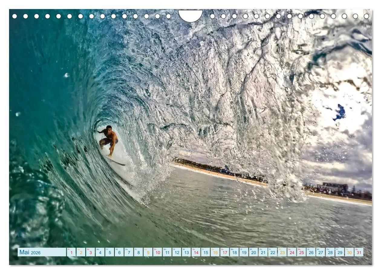 Bild: 9783457859551 | Surfen - so cool (Wandkalender 2026 DIN A4 quer), CALVENDO...