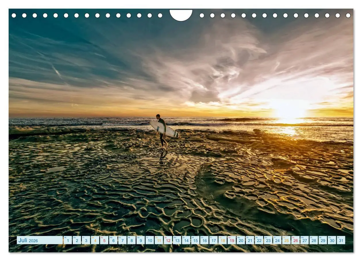 Bild: 9783457859551 | Surfen - so cool (Wandkalender 2026 DIN A4 quer), CALVENDO...
