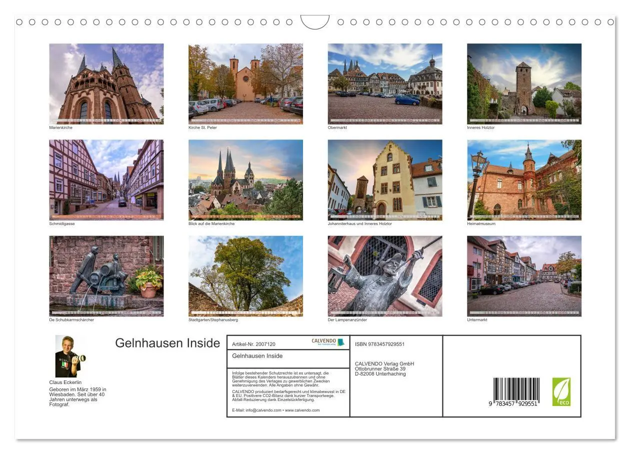 Bild: 9783457929551 | Gelnhausen Inside (Wandkalender 2026 DIN A3 quer), CALVENDO...