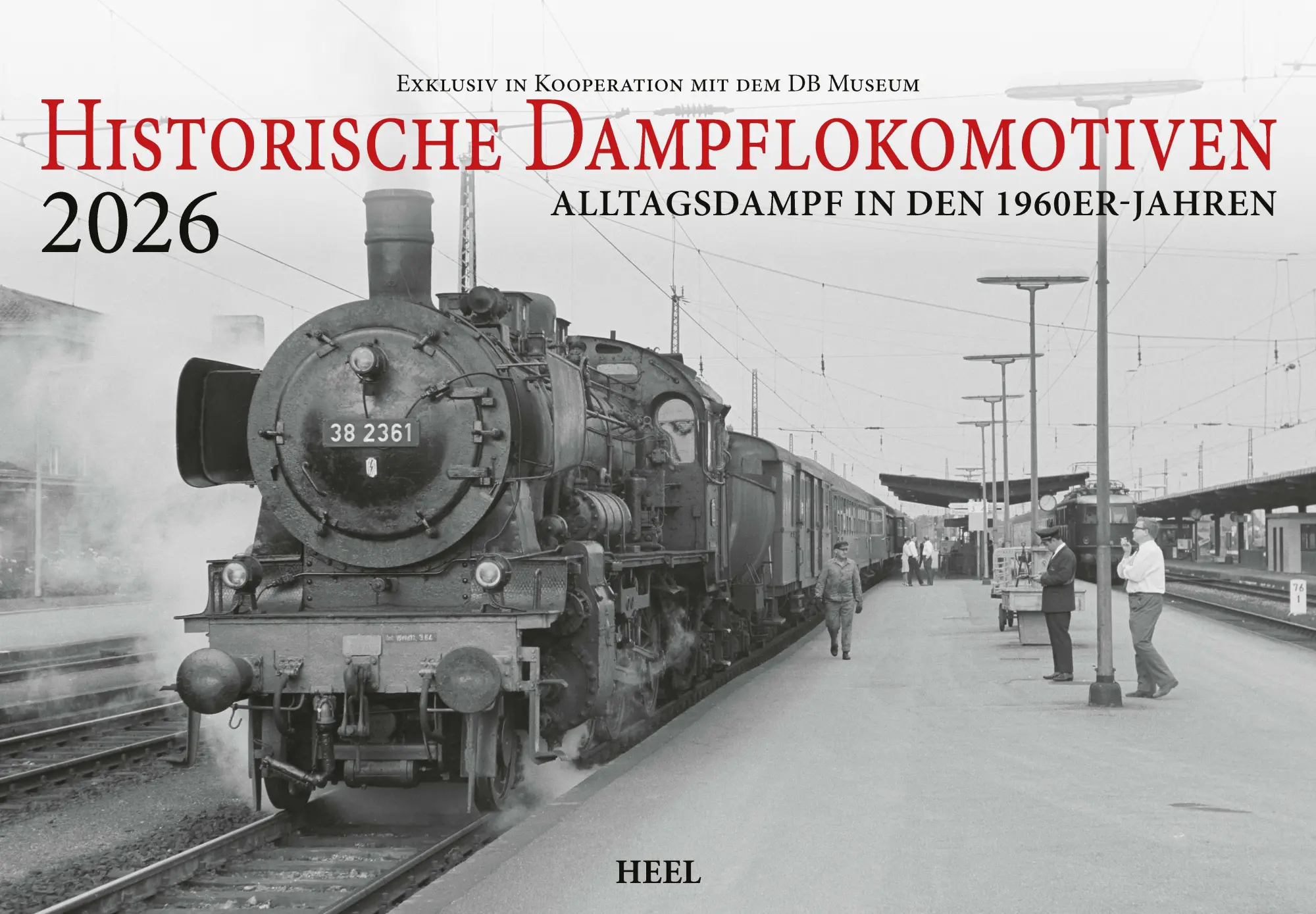 Cover: 9783966649551 | Historische Dampflokomotiven Kalender 2026 | Kalender | 14 S. | 2026