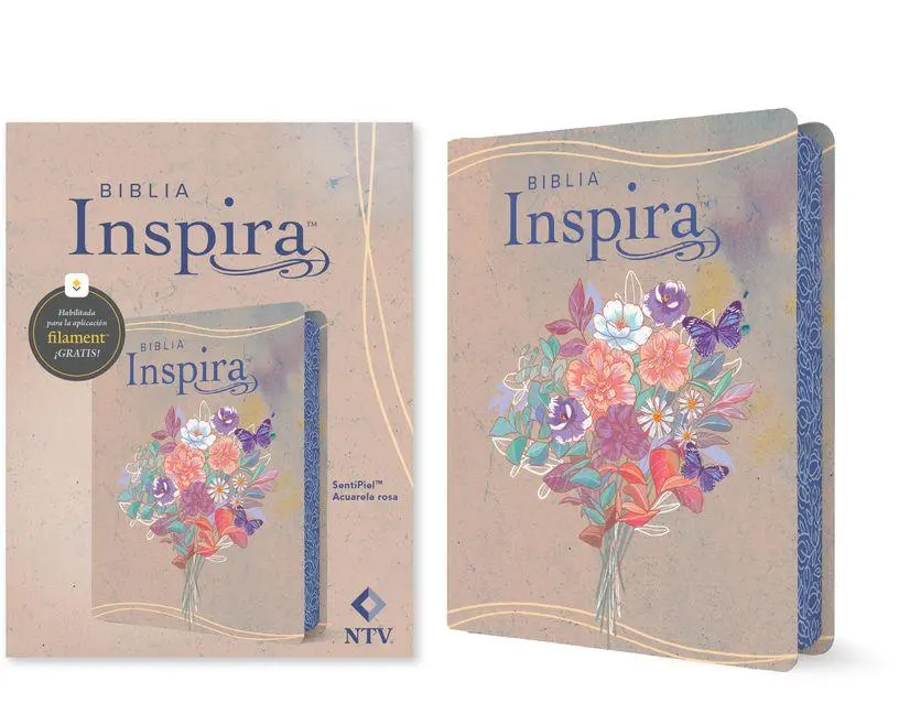 Cover: 9798400509551 | Biblia Inspira Ntv Con Filament (Sentipiel, Acuarela Rosa) | Buch