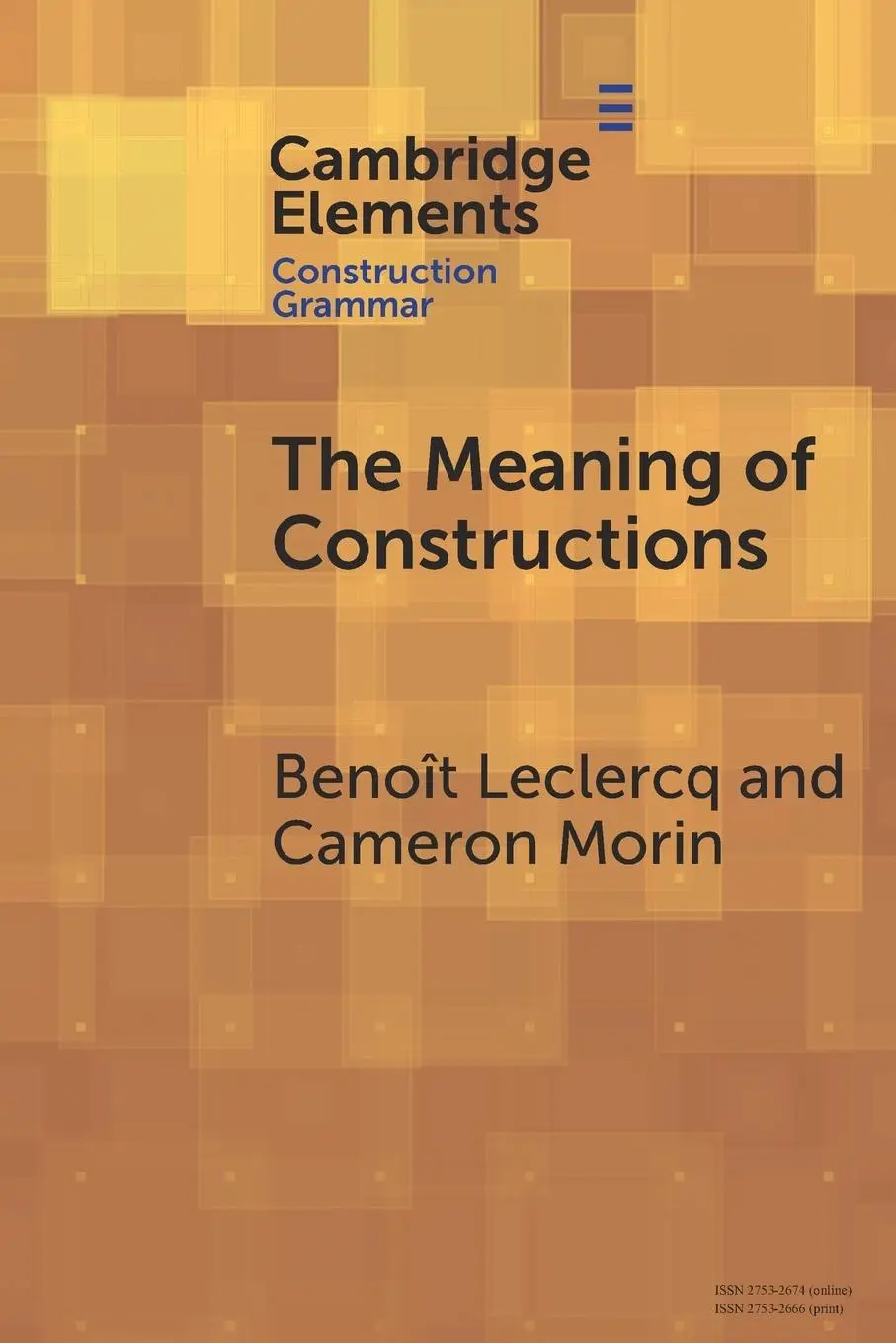 Cover: 9781009499651 | The Meaning of Constructions | Benoit Leclercq (u. a.) | Taschenbuch