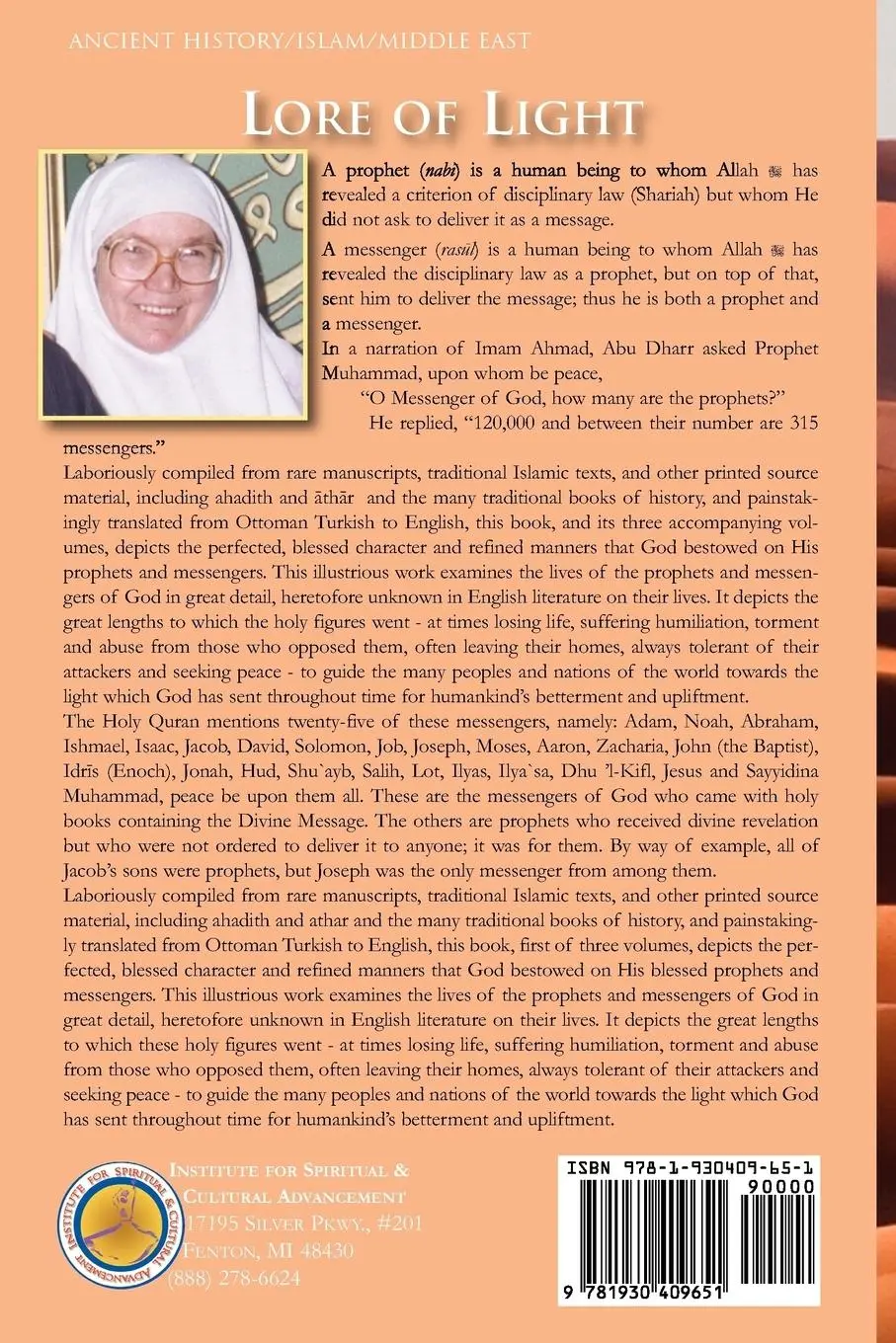 Rückseite: 9781930409651 | Lore of Light | Hajjah Amina Adil | Taschenbuch | Englisch | 2008
