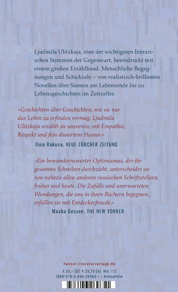 Bild: 9783446269651 | Alissa kauft ihren Tod | Erzählungen | Ljudmila Ulitzkaja | Buch
