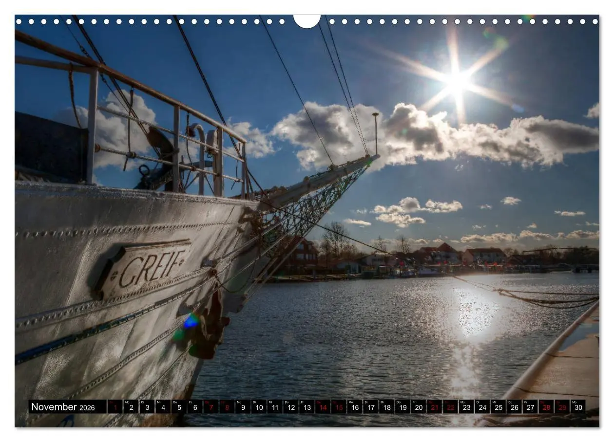 Bild: 9783457849651 | Hansestadt Greifswald (Wandkalender 2026 DIN A3 quer), CALVENDO...