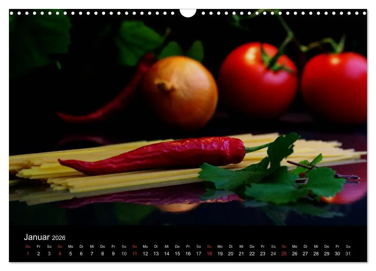 Bild: 9783516179651 | Pasta Kreationen (Wandkalender 2026 DIN A3 quer), CALVENDO...