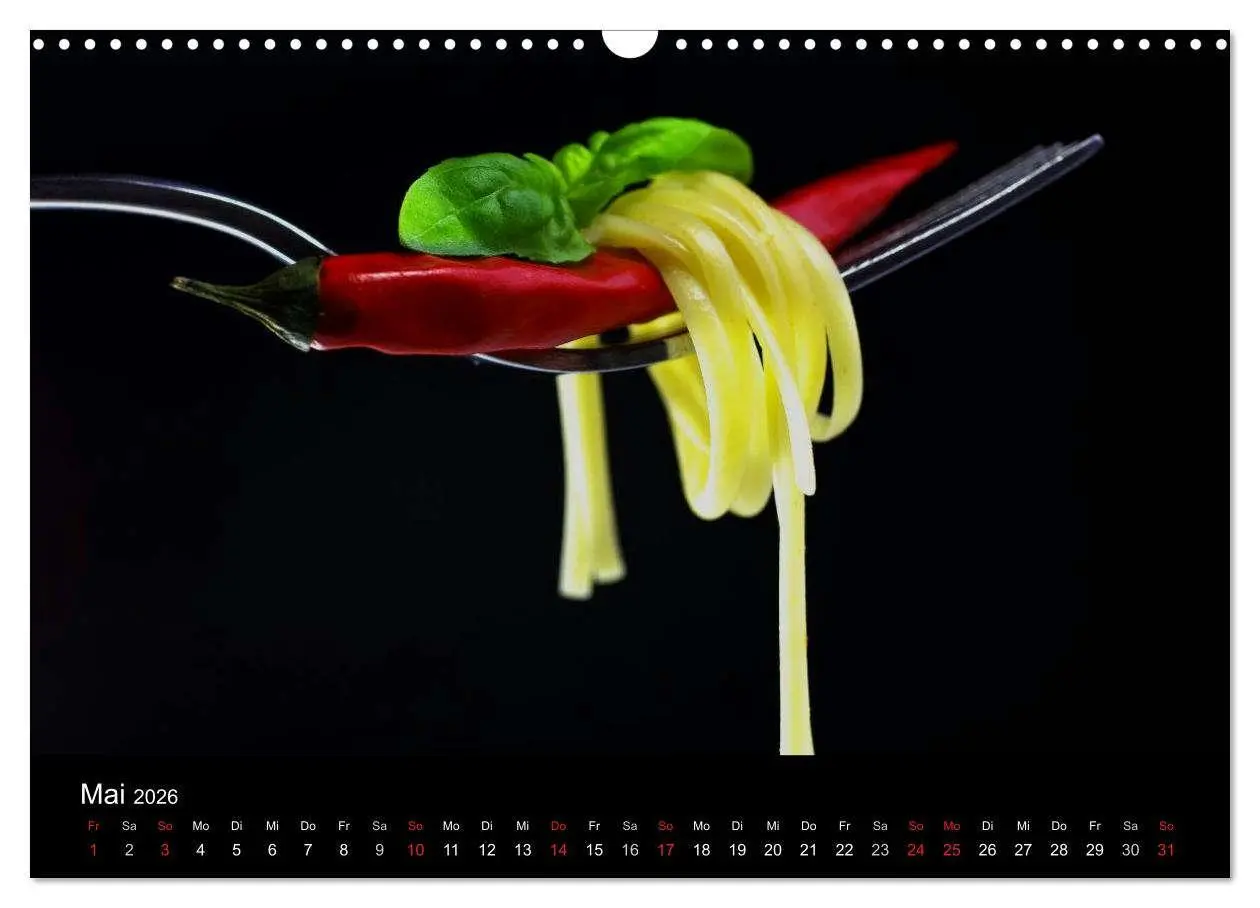 Bild: 9783516179651 | Pasta Kreationen (Wandkalender 2026 DIN A3 quer), CALVENDO...