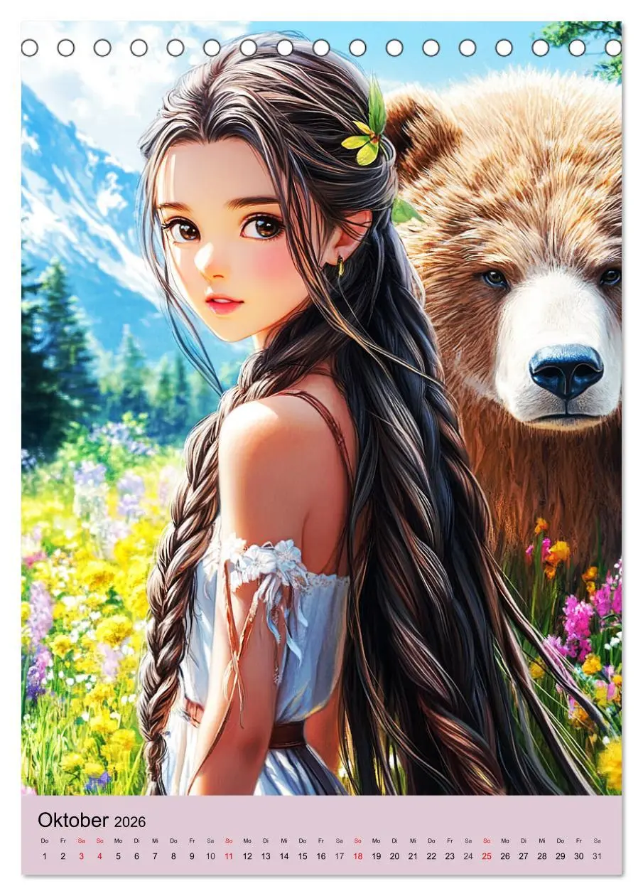 Bild: 9783516249651 | Magische Manga-Girls. Zauberhafte Illustrationen mit Krafttieren...