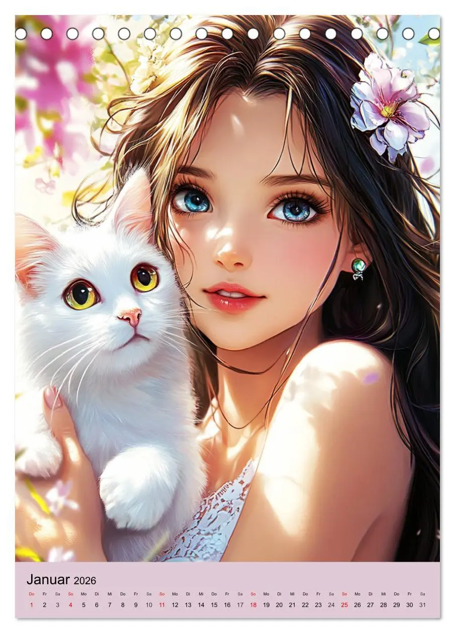 Bild: 9783516249651 | Magische Manga-Girls. Zauberhafte Illustrationen mit Krafttieren...