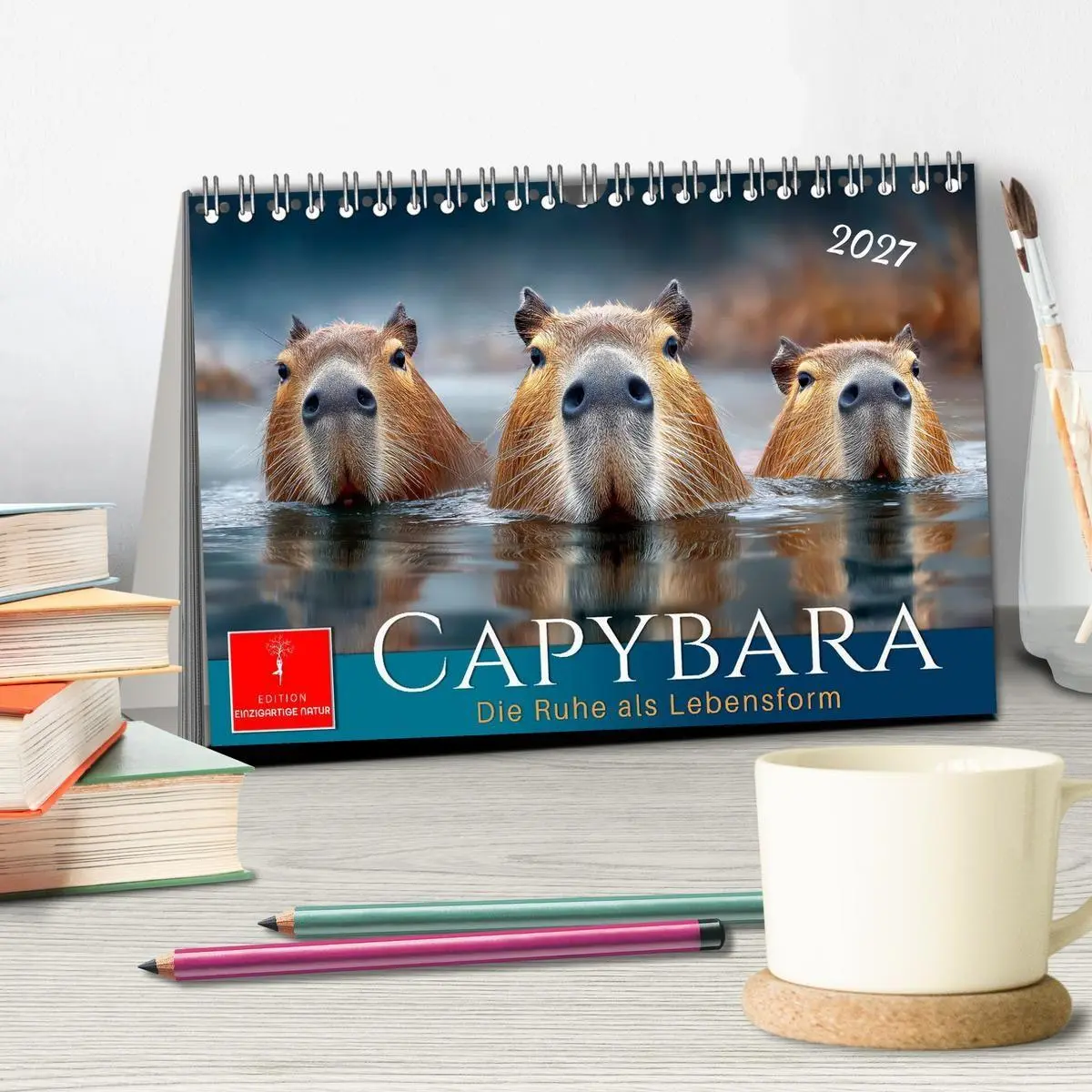 Bild: 9783516799651 | Capybara - die Ruhe als Lebensform (Tischkalender 2027 DIN A5...