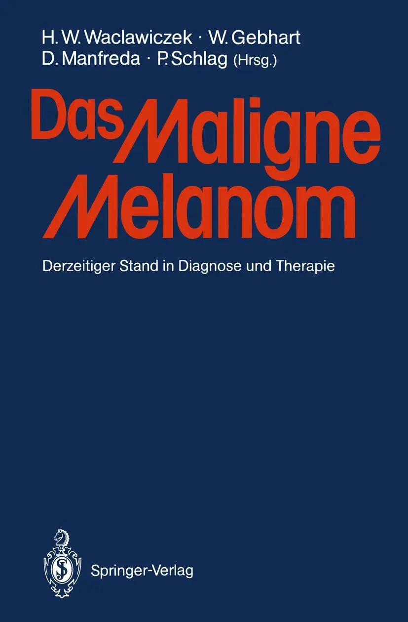 Cover: 9783540529651 | Das Maligne Melanom | Derzeitiger Stand in Diagnose und Therapie | xii