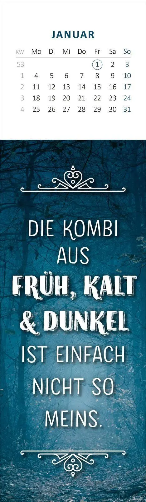 Bild: 4014489139751 | Lesezeichenkalender Ich kam, sah und hatte direkt keinen Bock mehr....