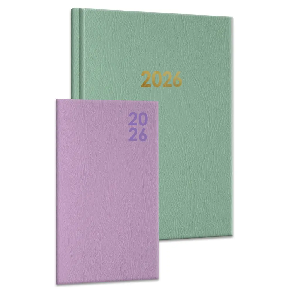 Cover: 4260188019751 | Buchkalender-Set: Buchkalender &amp; Wochenplaner 2026 grün/flieder | 2026