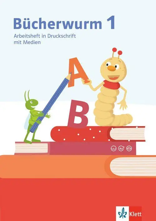 Cover: 9783123109751 | Bücherwurm Fibel. Arbeitsheft in Druckschrift mit Medien und...