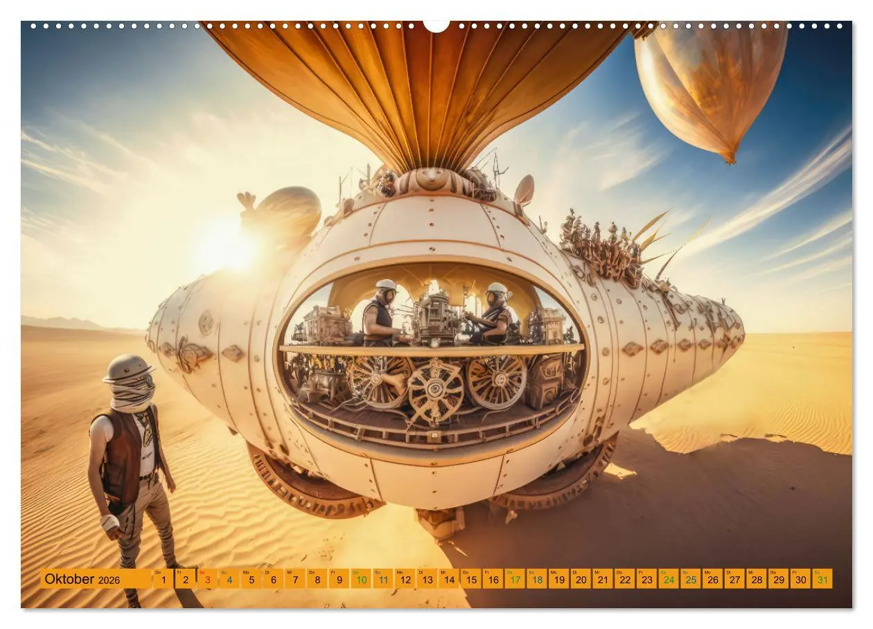 Bild: 9783457529751 | Steampunk Retro Romantik (hochwertiger Premium Wandkalender 2026...