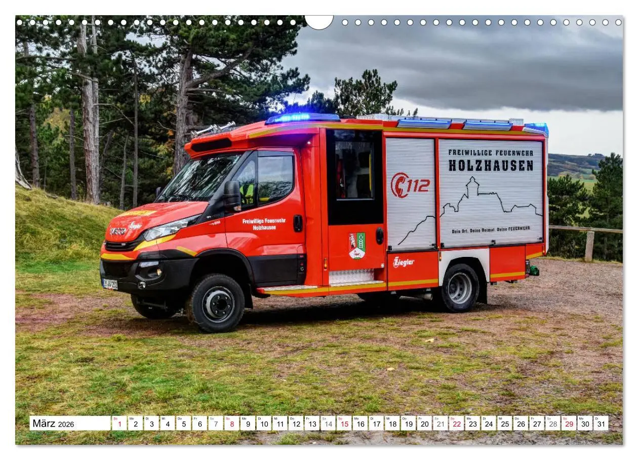 Bild: 9783457839751 | Feuerwehrfahrzeuge (Wandkalender 2026 DIN A3 quer), CALVENDO...